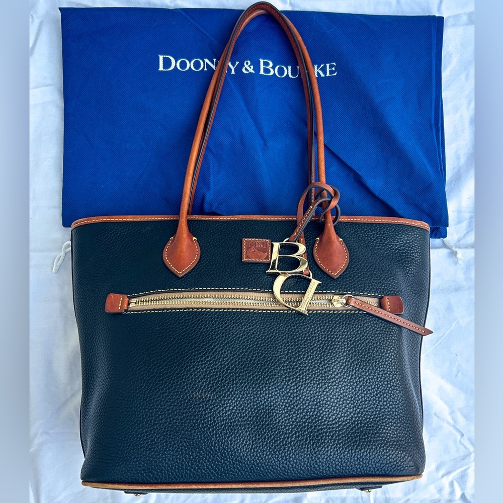 Pebble Collection Leather Tote Bag